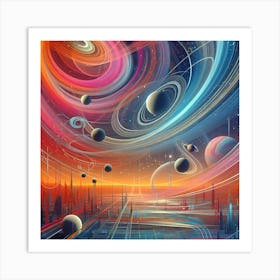 Saturn 4 Art Print