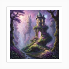 Fantasy tower Art Print