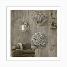 Shabby Chic Living Room Art Print