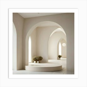 Arched Hallway 3 Art Print