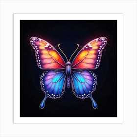 Colorful Butterfly 6 Art Print