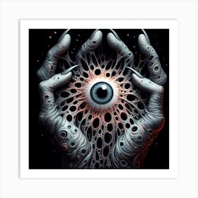 Eye Of The Hand Art Print