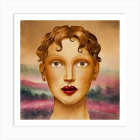 Portrait Of A Woman 38 Art Print