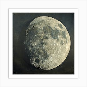 Full Moon Art Print