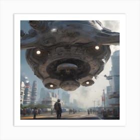 Alien Ship #1 Art Print