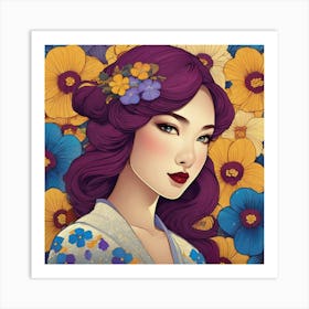 Asian Girl 2 Art Print