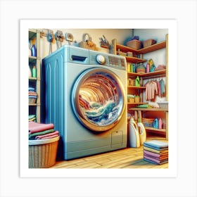 Laundry Room Art Print