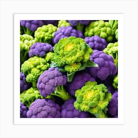 Colorful Cauliflower 1 Art Print