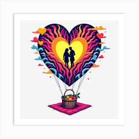 Love In The Air Art Print