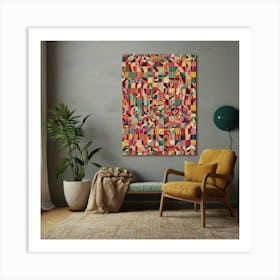 Abstract Canvas Art Art Print