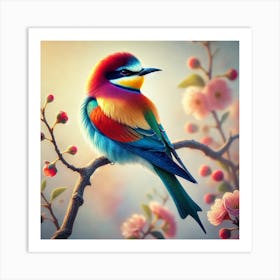 Colorful Bird 8 Art Print