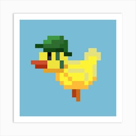 Army duck Art Print