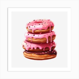 Donuts 6 Art Print