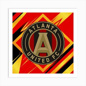 Atlanta United FC Logo Wall Art 3 Art Print