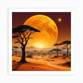 Sol De Africa Art Print