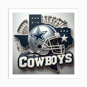 Dallas Cowboys 2 Art Print