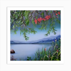 Peaceful Scenery Art Print