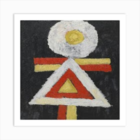 Geometric Figure By Marsden Hartley Art Print