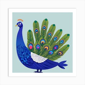 Peacock 2 Art Print