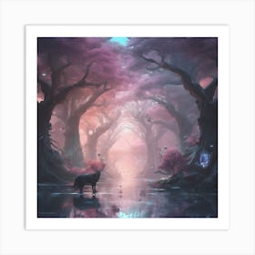 Fantasy Forest Art Print