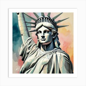 Statue of liberty Art Print