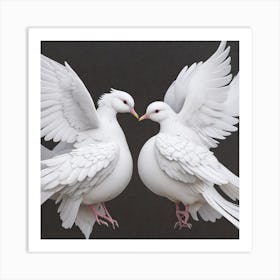 Doves Art Print