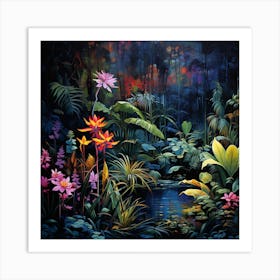 Tropical Jungle 1 Art Print