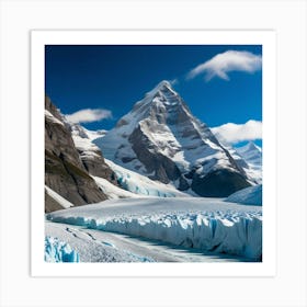 Chilean Glacier Art Print