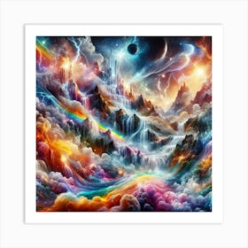 Rainbows In The Sky 1 Art Print