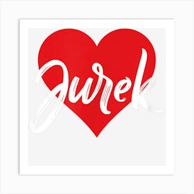 Ich Liebe Jurek Vorname Tshirt Liebe Herz Art Print