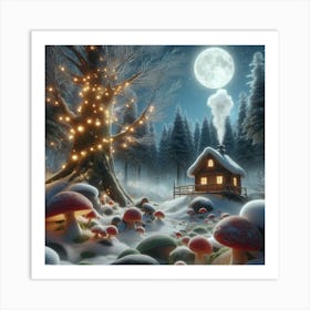 House In The Forest 1 Art Print