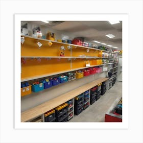 Hardware Store Rack Art Print