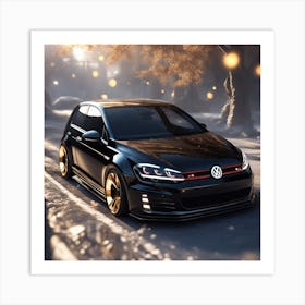 Volkswagen Golf Gti Art Print