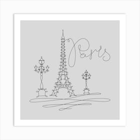 Paris Eiffel Tower 4 Art Print