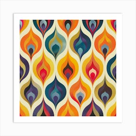 Abstract Seamless Pattern 1 Art Print