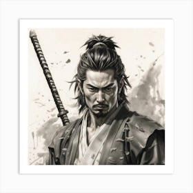 Samurai Warrior Art Print