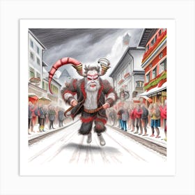 Santa Claus 5 Art Print