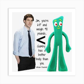 The Office Boom Roasted (Jim Halpert) Art Print