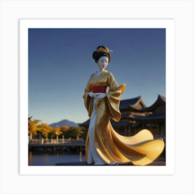 Creative Geisha Artwork 31 Art Print