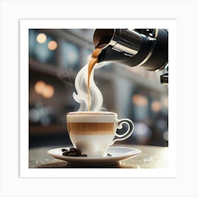 Coffee Pouring 43 Art Print