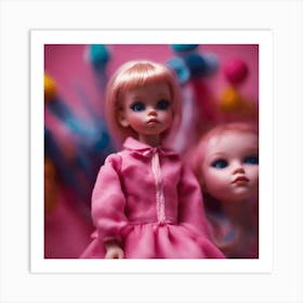 Dolls Stock Videos & Royalty-Free Footage Art Print