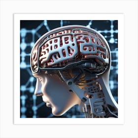 Brain Of A Robot 17 Art Print