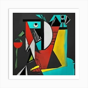 Cubist Painting Art Print