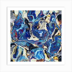 Burst Of Blue Art Print