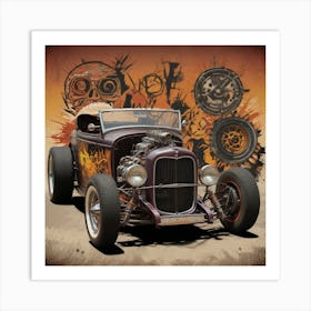 Hot Rod 7 Art Print