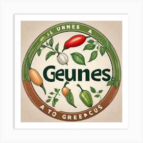 Legumes As A Logo (55) Art Print