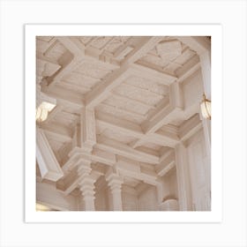 Ceiling Of A Building Art Print