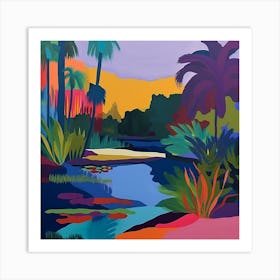 Colourful Gardens Naples Botanical Garden Usa 3 Art Print