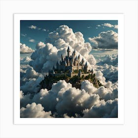 Castle In The Clouds 24 Art Print