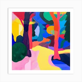 Abstract Park Collection Yoyogi Park Taipei Taiwan 3 Art Print